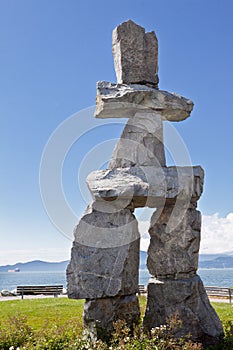 Inukshuk in Stanley Park