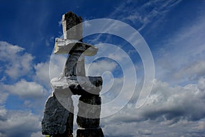 Inukshuk of Vancouver, English Bay