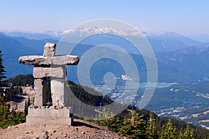 Inukshuk, Whistler, Canada photo