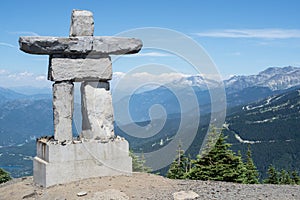 Inukshuk on Whistler Mountain