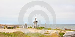 Inuksuk at the shore