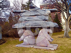 Inuksuk statue