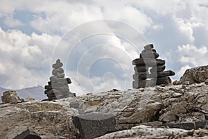 Inuksuk In Yoho National Park