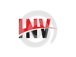 INV Letter Initial Logo Design Vector Illustration