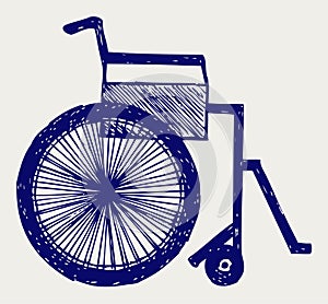 Invalid chair photo