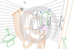 Invalid drawing architecture minimal space