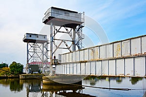 Invalid lifting railway bridge