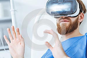 Invalid patient pointing virtual screen photo