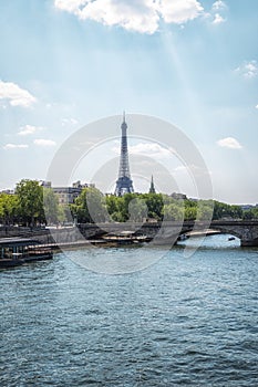 Invalides Bridge and Eiffel Tower