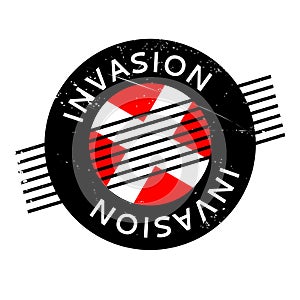 Invasion rubber stamp