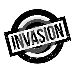 Invasion rubber stamp