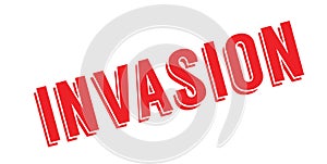 Invasion rubber stamp