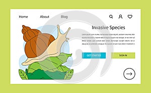 Invasive species threat web banner