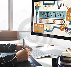 Inventing Innovation Create Creative Process Concept