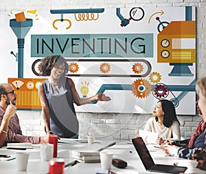 Inventing Innovation Create Creative Process Concept photo