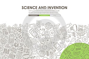 Invention Doodle Website Template Design