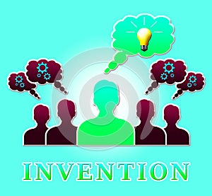 Invention Light Means Innovating Invents 3d Illustration photo