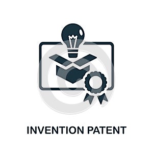 Invention Patent icon. Simple illustration from digital law collection. Creative Invention Patent icon for web design