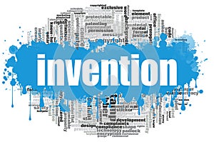 Invention word cloud