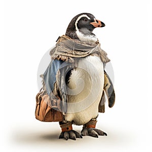 Inventive Penguin Art With Detailed Rendering And Unique Character Design