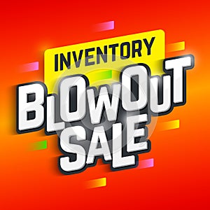 Inventory Blowout Sale poster