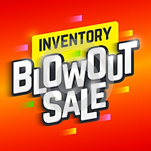 Inventory Blowout Sale poster photo