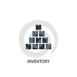 Inventory icon. Simple element