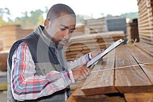 Inventory lumber yard