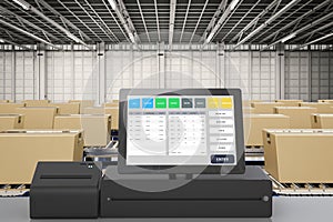 Inventory management system for factory photo