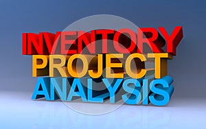 inventory project analysis on blue