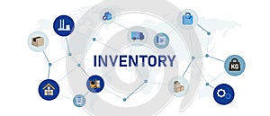 inventory storage for goods product logistic warehouse shipment business industry