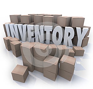 Inventory Word Stockpile Cardboard Boxes Surplus