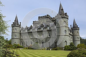 Inveraray Castle is an estate house near Inveraray in the county of Argyll, in western Scotland, on the shore of Loch Fyne, It has photo
