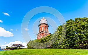 Invercargill water tower, beautiful building architecture, Invercargill, New Zealand. I