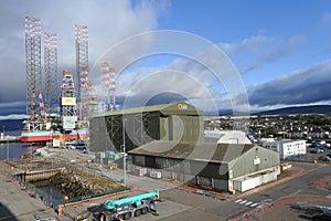 Invergordon Oil Rig Yard