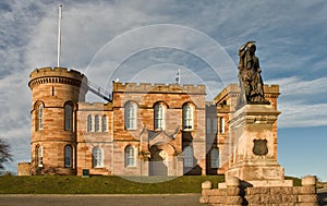 Inverness Castle South Frontage Scotland