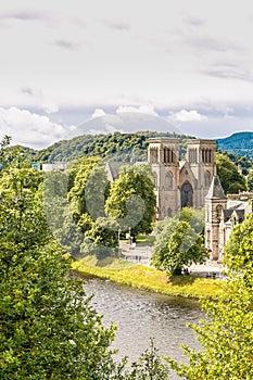 Inverness at cloudy weather in summer, Scotland