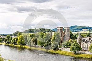 Inverness at cloudy weather in summer, Scotland