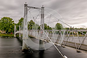 Inverness at cloudy weather in summer, Scotland