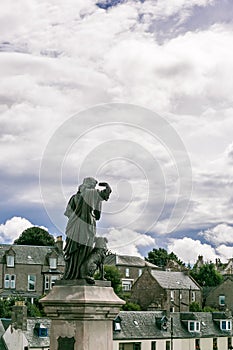 Inverness at cloudy weather in summer, Scotland