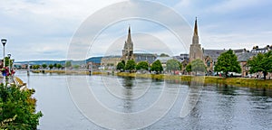 Inverness, Scotland River Ness and Old High Church