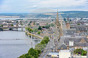 Inverness, Scotland, United Kingdom from above