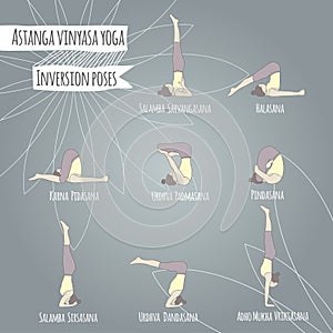 Inversion poses.