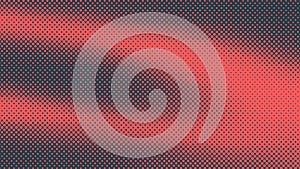 Inverted Dots Texture Halftone Dynamic Pattern Red Black Vector Abstraction