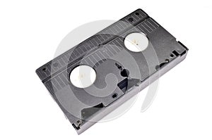 Inverted old vhs tape