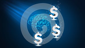 Invest in learning - improving knowledge,3D illustration