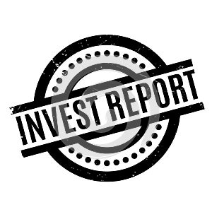 Invest Report rubber stamp