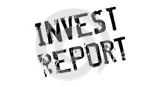 Invest Report rubber stamp