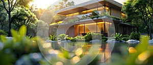 Invest in Sustainable Future: Building Your Eco-Friendly Dream Home. Concept Eco-friendly