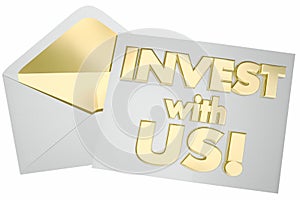 Invest with Us Invitation Envelope